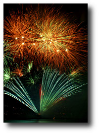 Pyrotechnics display